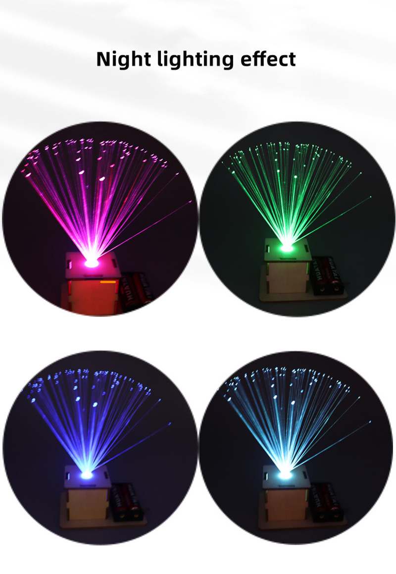 DIY Color Fiber Optic Light ST - Science Project Kit reseña y precio