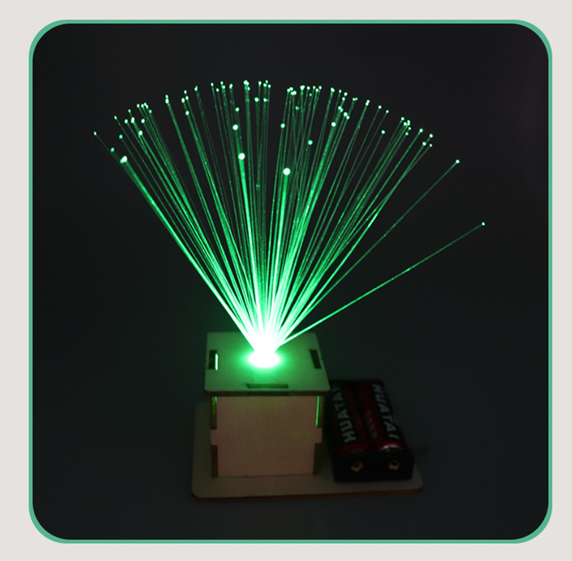 DIY Color Fiber Optic Light ST - Science Project Kit reseña y precio