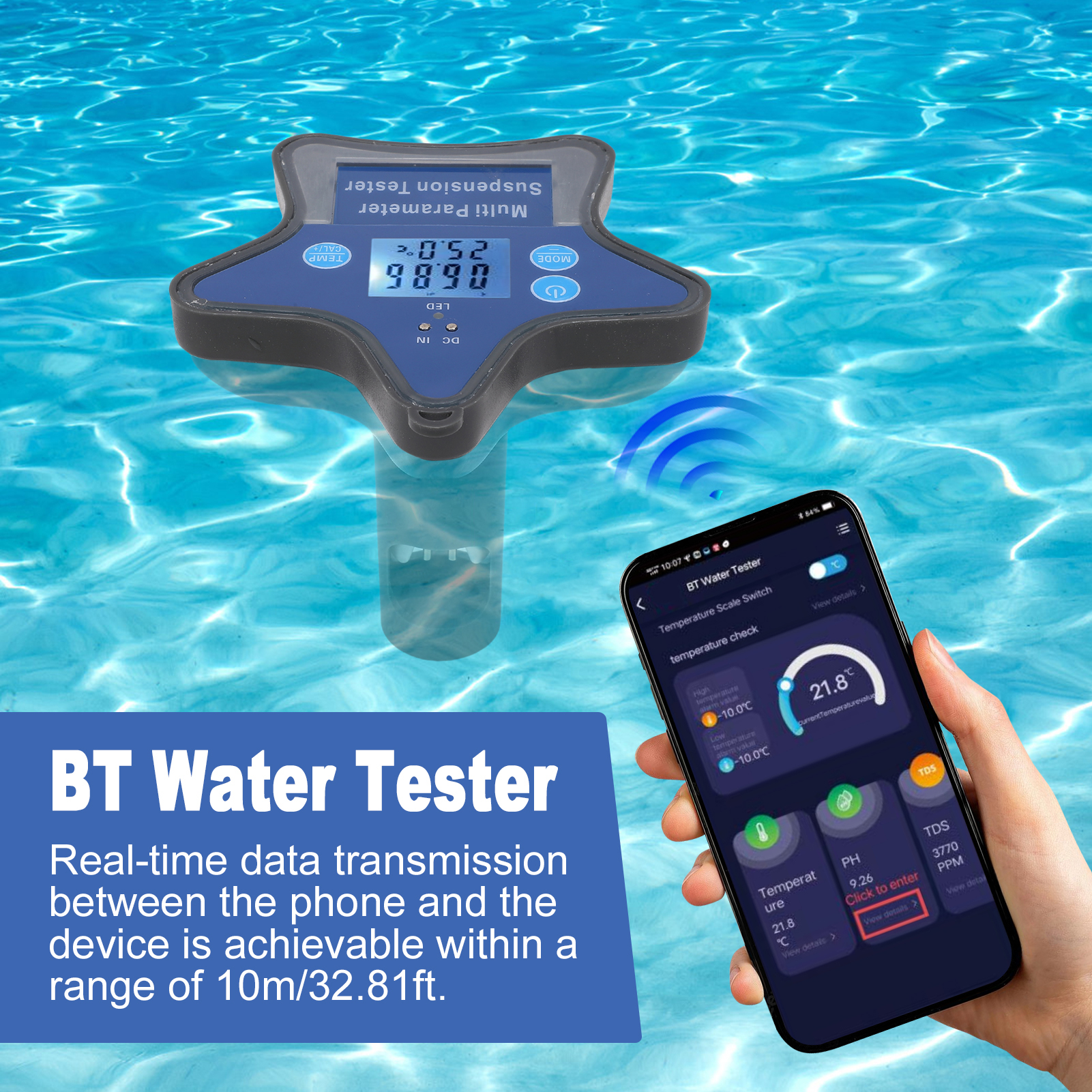 BT Water Quality Monitor Nine  - Water Testing Kit reseña y precio