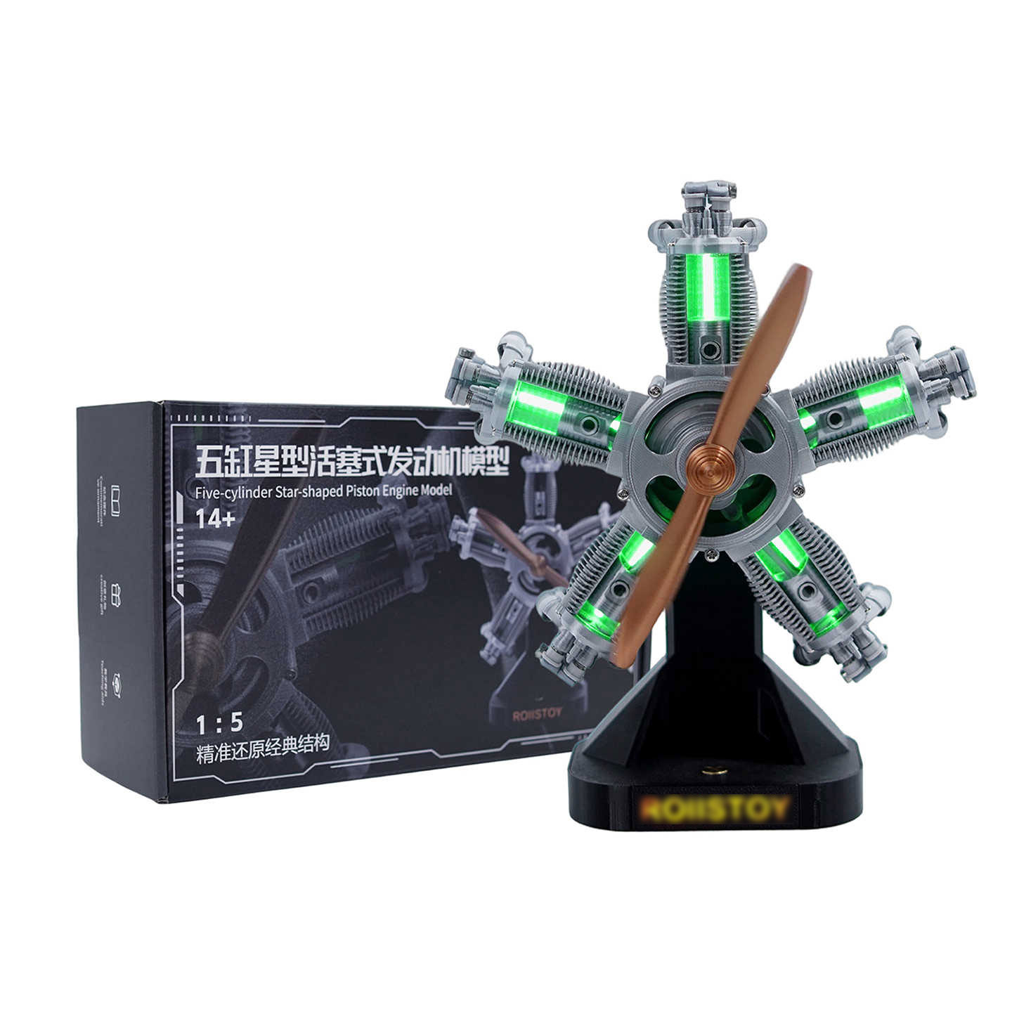 1:5 Scale 5-Cylinder 4-Stroke  - Science And Hobby reseña y precio