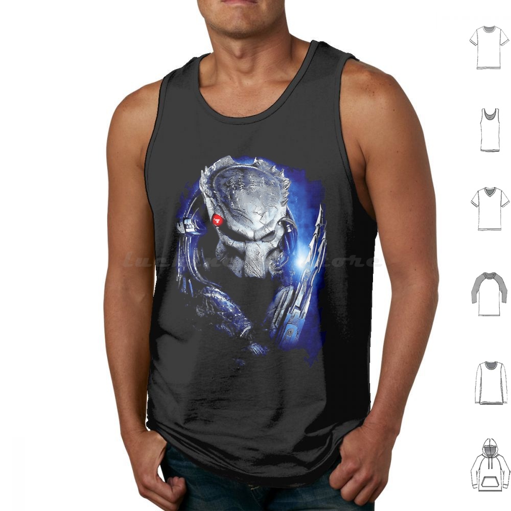 The-Blue Tank Tops Vest Sleeve - Science Hunter reseña y precio