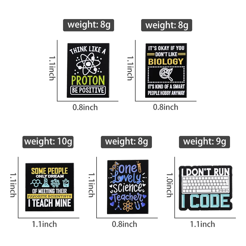 Program Code Sets Enamel Pins  - Science Bob reseña y precio