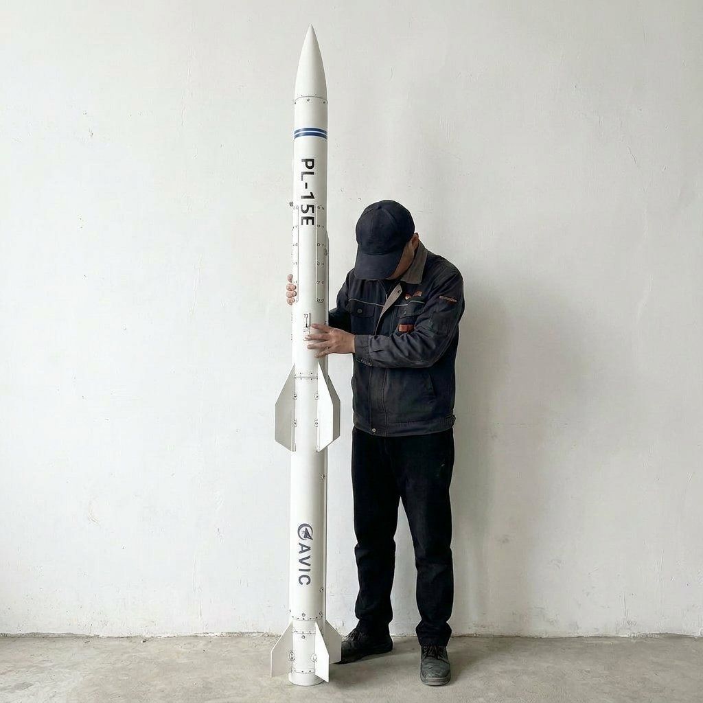 3D Printed Chinese PL-15E Air- - Science Exhibition Models reseña y precio